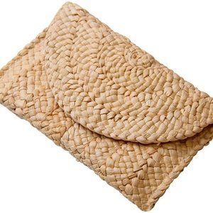 Straw Clutch Purses for Women Summer Beach Bags Envelope Woven Clutch Handbags